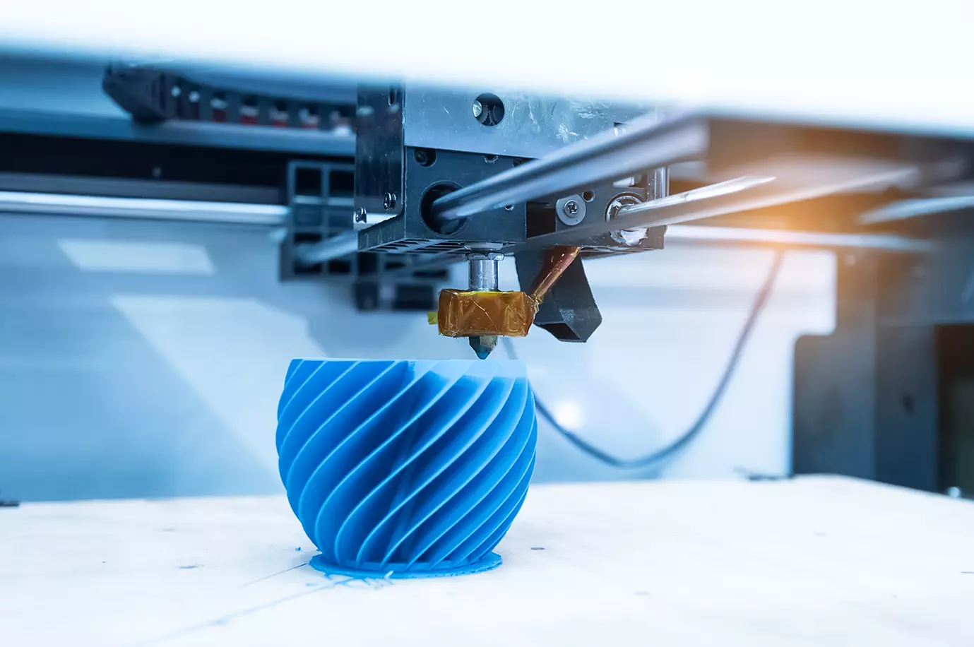 Industrie und Handwerker Teile aus dem 3D Druck